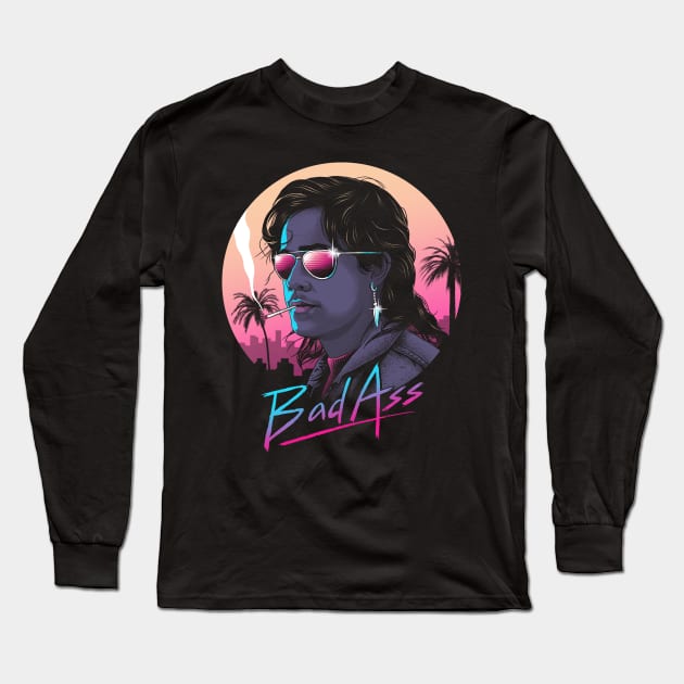 Bad Ass Long Sleeve T-Shirt by Vincent Trinidad Art